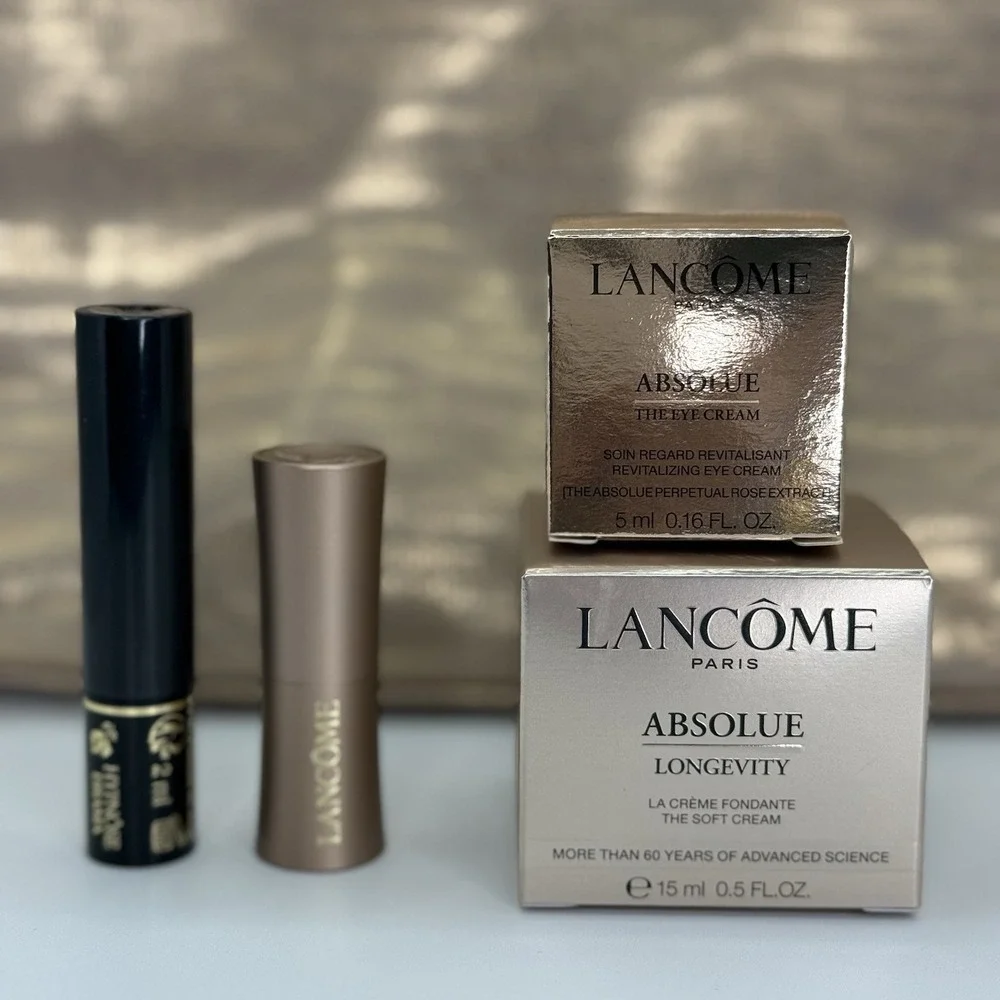 Lancôme Absolue Skincare & Hypnôse Drama Mascara Deluxe Travel Set France‎ Made
